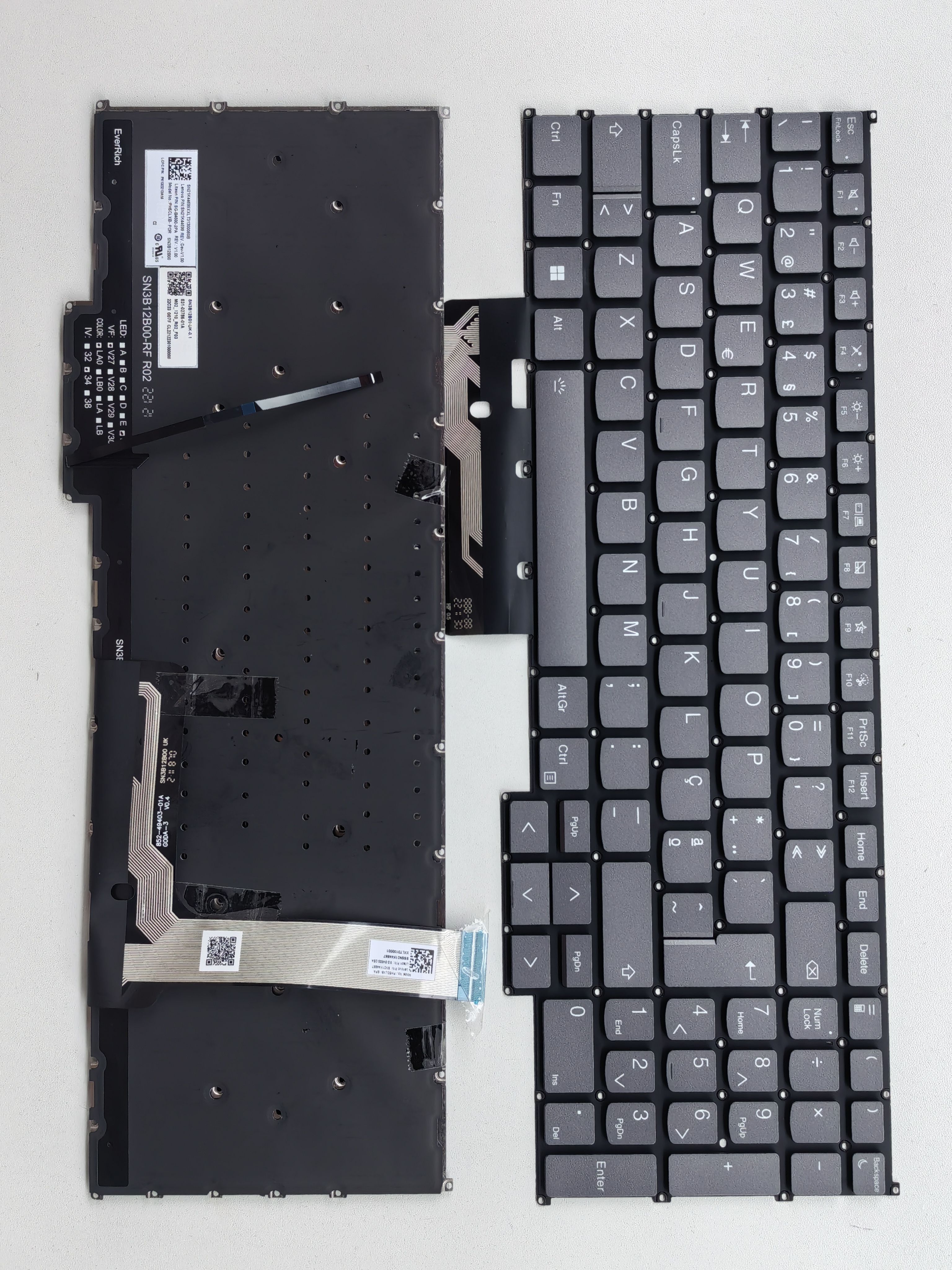 Picture of New Replacement Laptop Keyboard For LENOVO 16G6/16G7/16P G4 G5 IRH IRLThinkbook16+16p Grey Backlit PO Layout